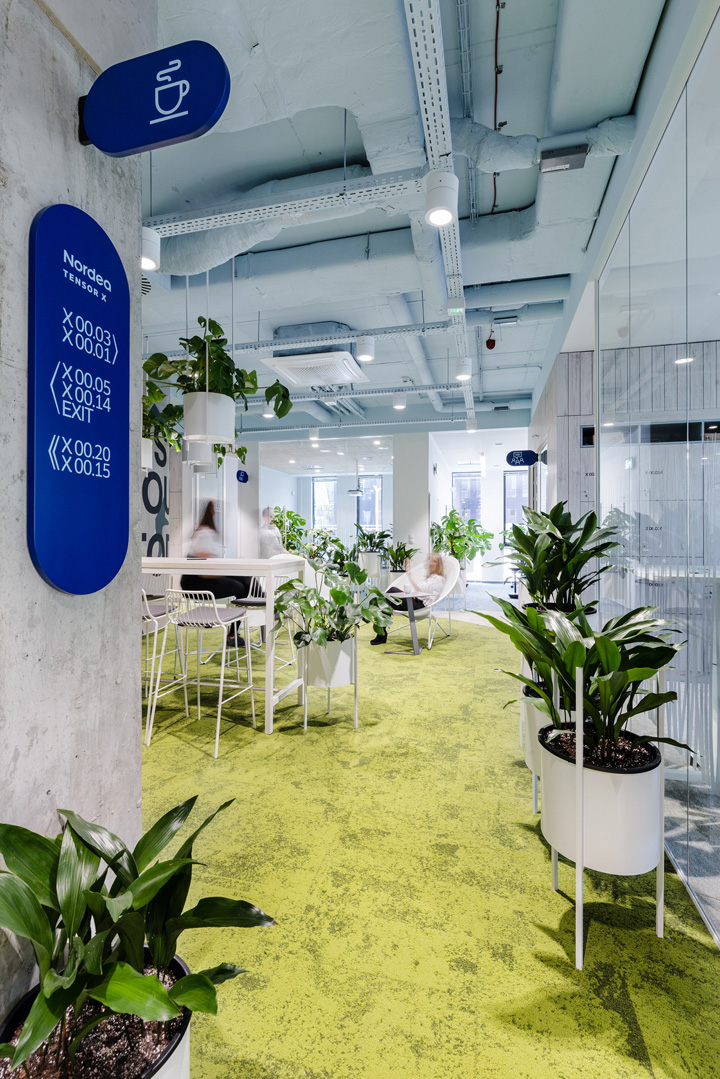 叶色葱茏 波兰Nordea IT总部办公设计欣赏