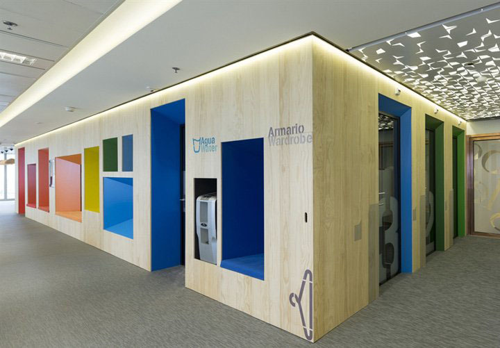 炫色飞扬 谷歌马德里总部设计