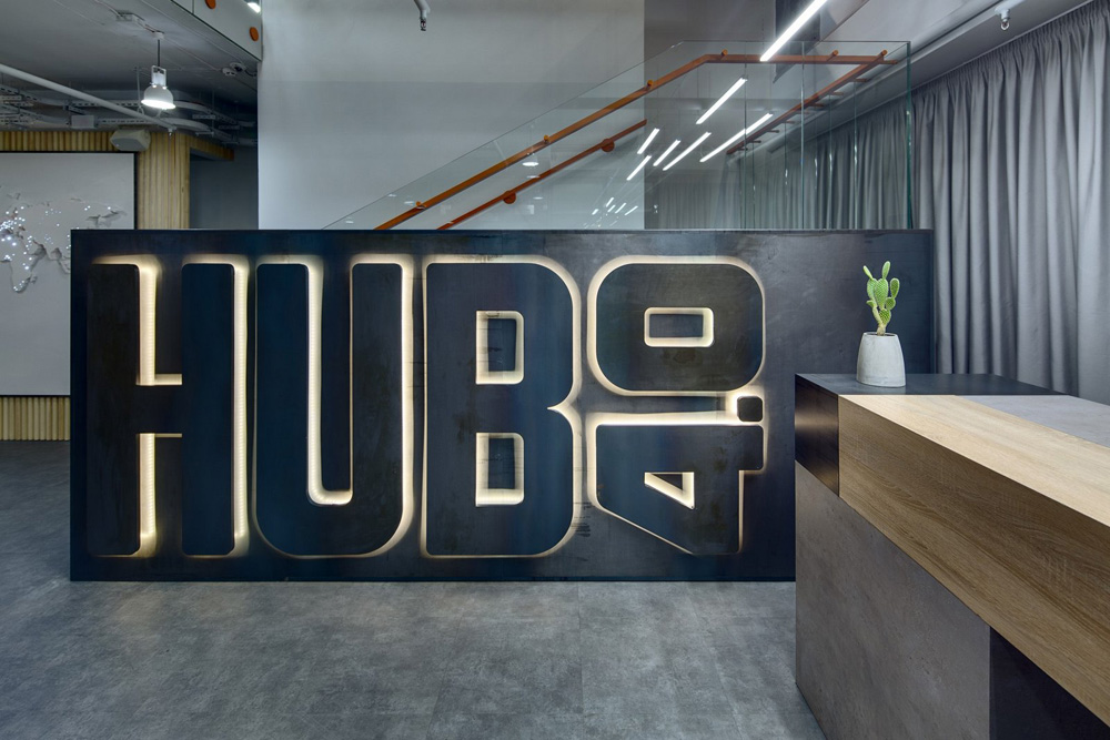 灵动工业风 乌克兰基辅HUB 4.0联合办公空间设计欣赏