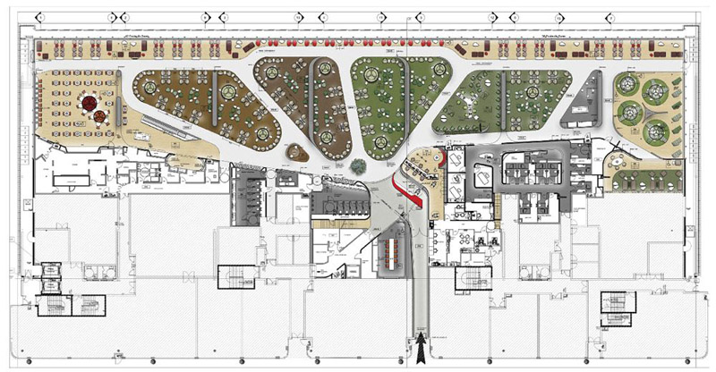 候机厅的从容时光 法航商务舱候机厅设计