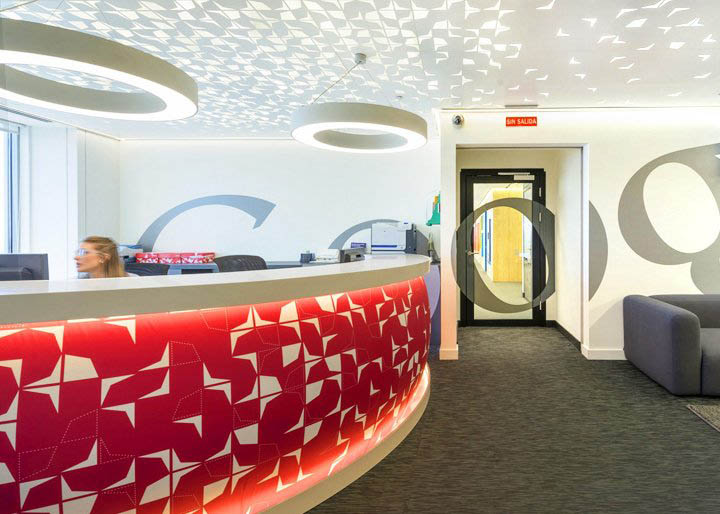 炫色飞扬 谷歌马德里总部设计