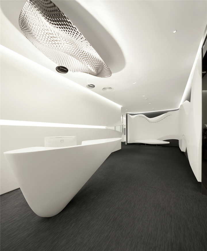 前台 “互融” 博炜曼办公空间设计欣赏