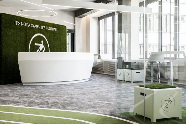 快乐足球 德国Onefootball总部办公室创意设计